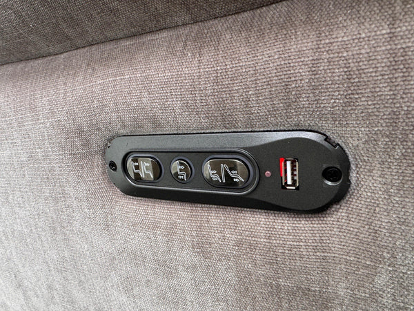 FV Jude 2 Seater Beige Chenille Power Recliner Sofa with Telescopic Headrests8