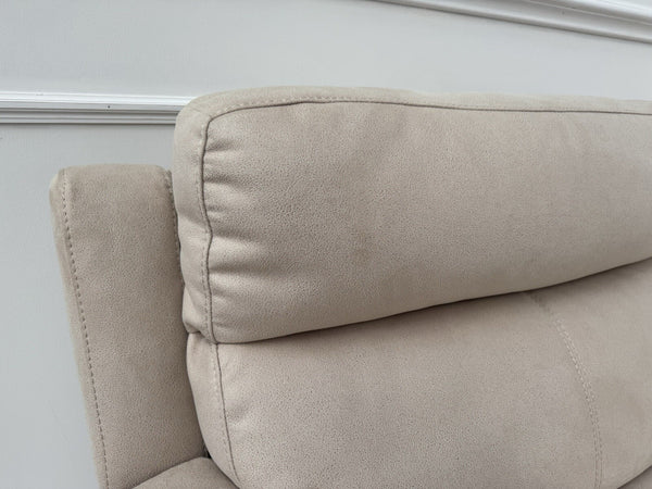 Furniture Village Contempo Static Corner Sofa In Beige Fabric9