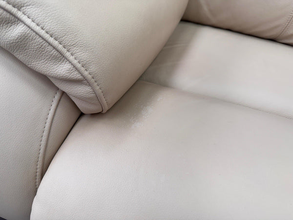 G Plan Kingsbury Beige / Taupe Leather Power Recliner Pair Of Armchairs10