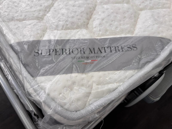 DFS Sonno 3 Seater Sofabed In Baby Blue Leather Electric Power Pull Out15