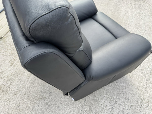 LA-Z-BOY WINCHESTER LEATHER MANUAL RECLINER ARMCHAIR - Black12