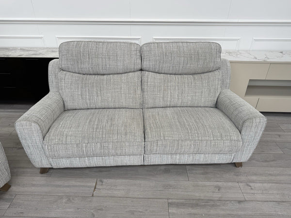 Furniture Village Grey Fabric 3 & 2 Seater Sofa Set11