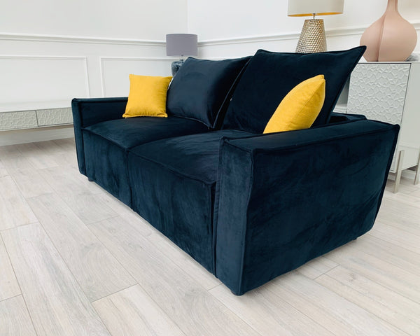 New Black 2 Seater Split cinema sofa style (Delivery Available)16