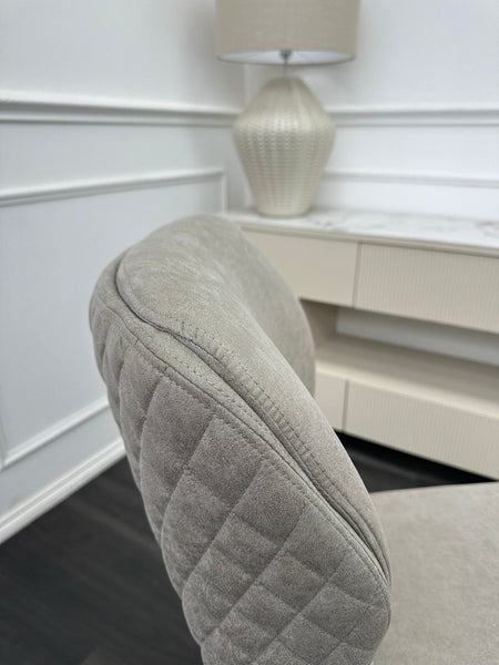 Furniture Village Loki Taupe Swivel Dining Chair With Handle (Pre-sale)8
