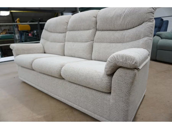 G Plan Malvern nebular blush mix fabric standard 3 seater sofa4