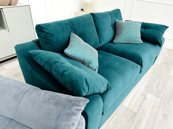 SOFOLOGY Hideaway Emerald Green Velvet 2 Seater Sofa4