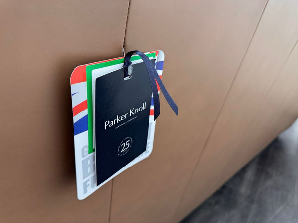 Parker Knoll Boston Dark Taupe Leather Static 3+3 Seater Sofa Set RRP £832016