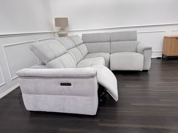 Furniture Village Inca Power Reclining Corner Sofa In Manhattan Stone21
