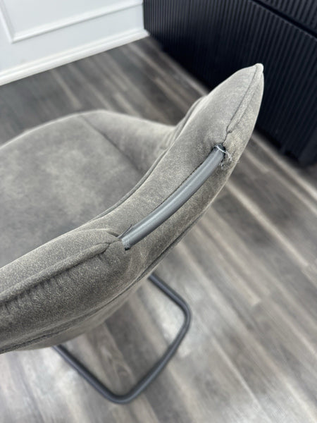 Furniture Village Warrior grey cantilever dining barstool (Pre-sale)9