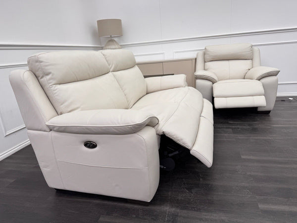 Furniture Village STARLIGHT EXPRESS Power Recliner 3 Seater & Armchair Sofa Set1