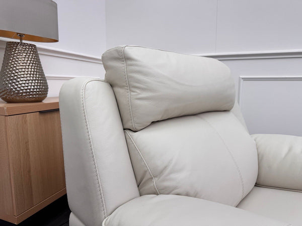 Furniture Village Starlight Express Power Recliner Armchair Frost Leather8