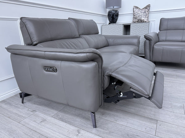 FV Jude 3 Seater & Armchair Power Recliner Sofa Set with Telescopic Headrests2