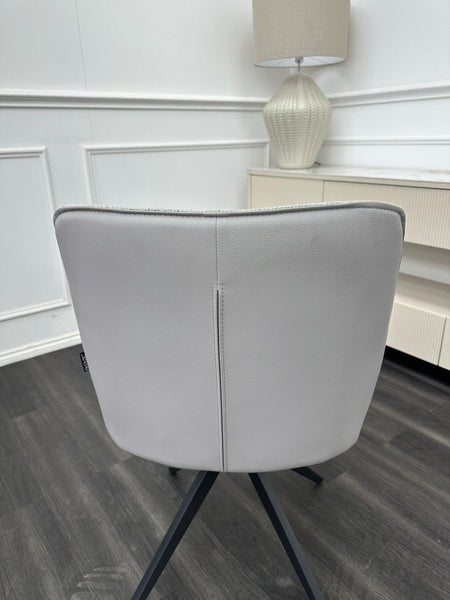 Furniture Village Jose Swivel Dining Chair Stone Grey (Pre-sale, Read Desc)12