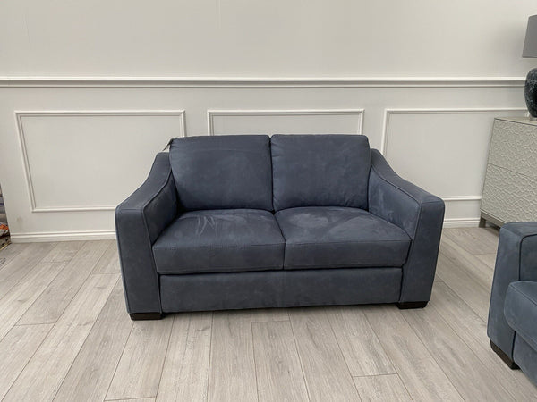 Furniture Village Optimus 3 Seater Sofabed + 2 Seater Sofa Set Navy Microfibre9