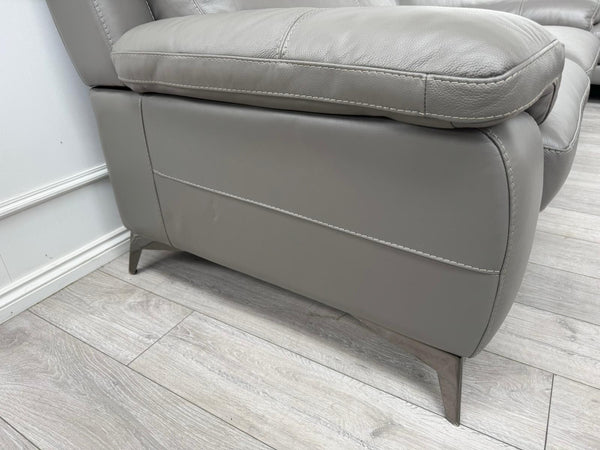 Furniture Village Missouri Power Recliner 3 & Static 2 Seater Sofa Set Grey21