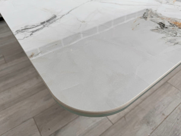 Furniture Village Avorio Small Extending Dining Table marble-effect ceramic top8