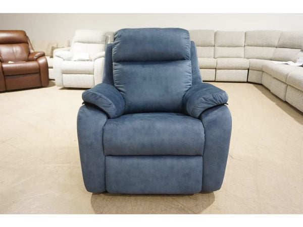 G Plan Kingsbury stingray indigo armchair power recliner headrest lumbar1
