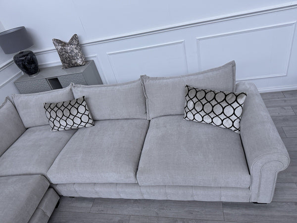 Furniture Village SUMPTUOUS Cream Fabric Corner Sofa 3/CNR/1 RRP £389513