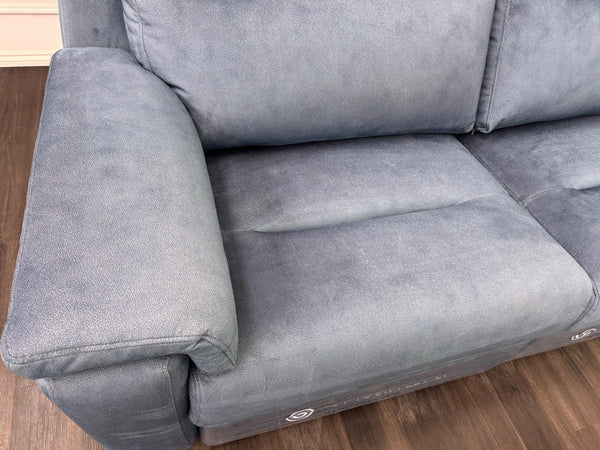 G PLAN Thornbury Power Recliner 3 Seater Sofa In Indigo Stingray Velvet Fabric5