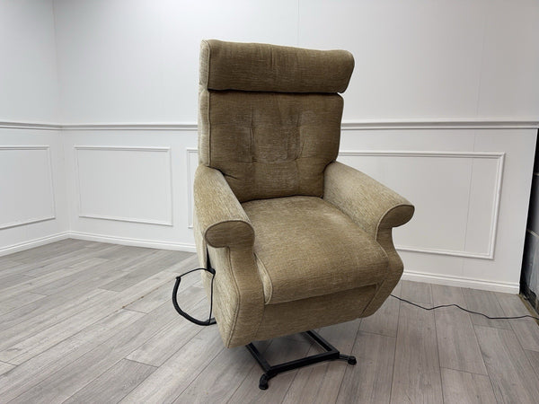 Parker Knoll Norton 150 Lift and Rise Recliner Armchair Sandy Beige Fabric2