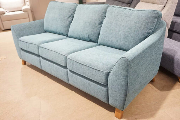 G Plan Vintage 68 fleck blue fabric large 3 seater sofa2