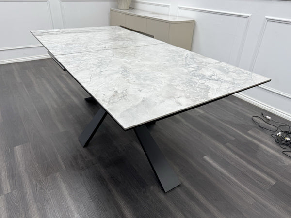 Furniture Village Crete Large Extending Dining Table marble-effect ceramic top5