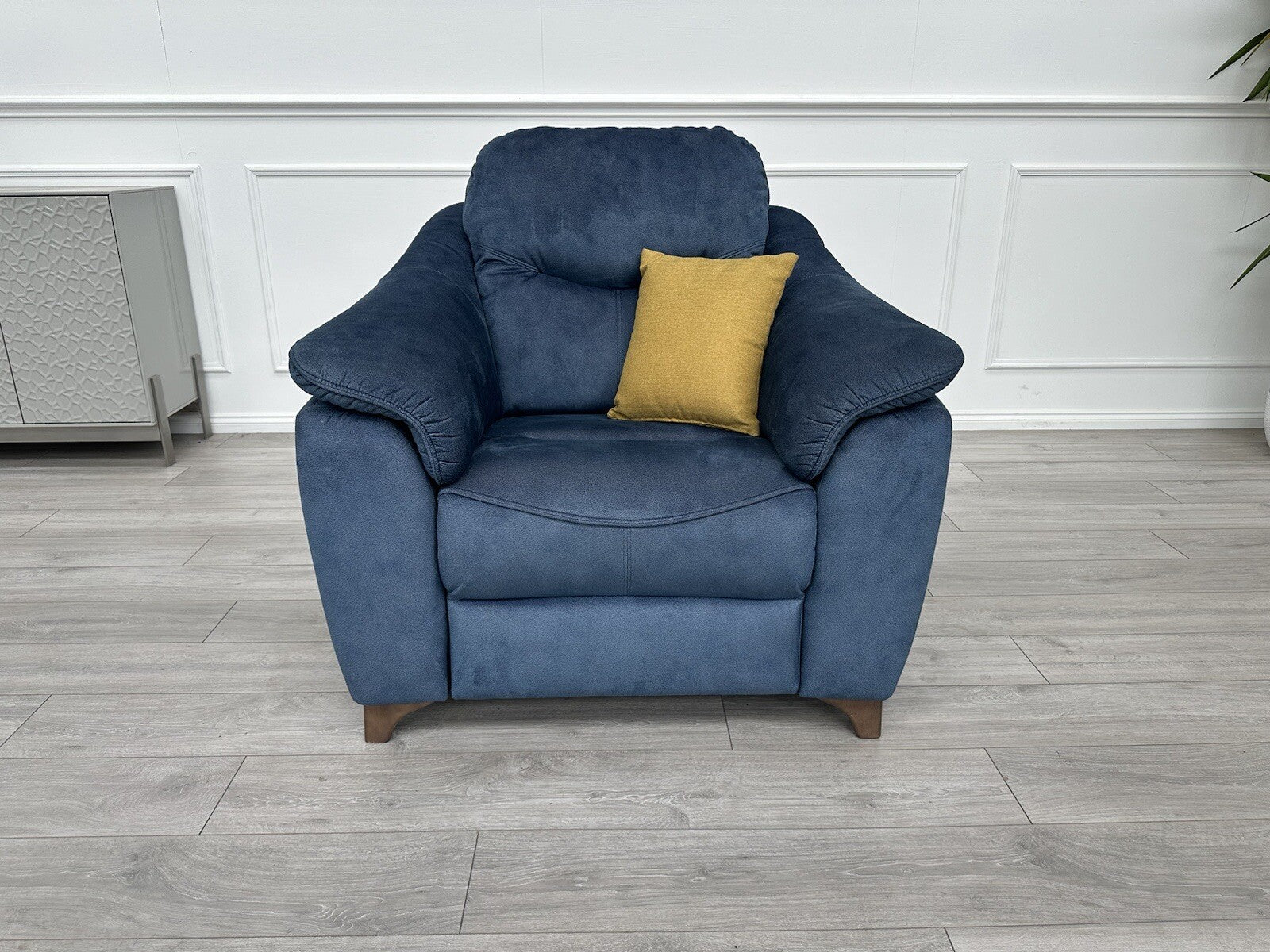 G Plan Jackson Standard Armchair Stingray Indigo Fabric RRP £1,5990