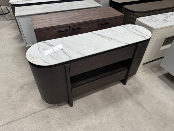 Furniture Village CAMINO Large 2 Door 2 Drawer Sideboard LED - Granite Top3