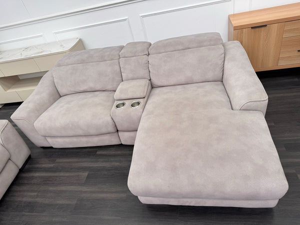 FV Xavier 3 + 2 Seater Lounger Corner Sofa Set Power Recliner & Headrests21