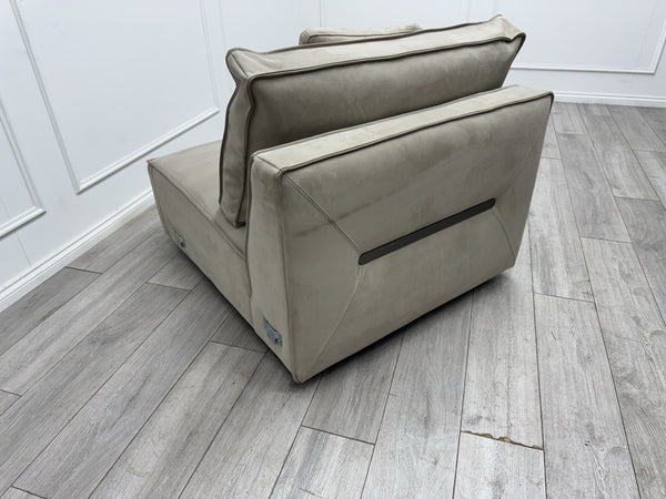 Sofology Palazzo Middle Section Nubuck Stone Fabric4