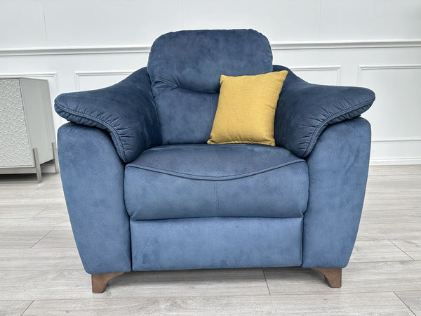 G Plan Jackson Standard Armchair Stingray Indigo Fabric RRP £1,5996