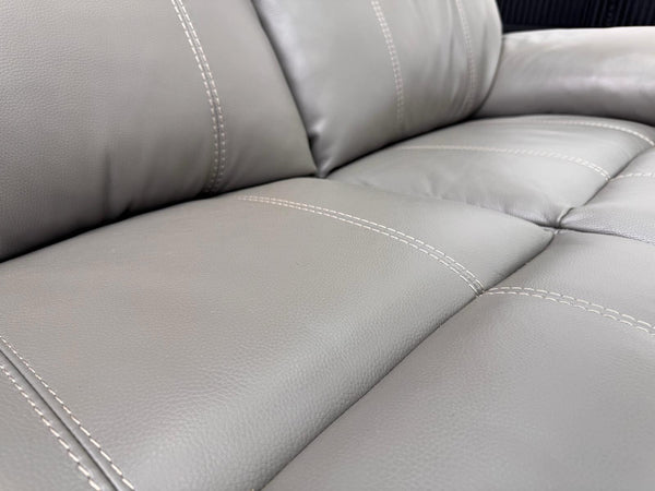 Furniture Village Moreno Power Recliner 3 Seater Sofa Grey Leather13