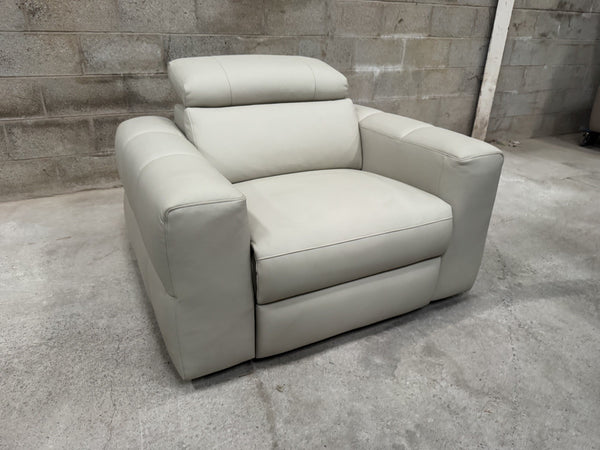 Lazyboy COLORADO Off White Snuggle/Cuddle Armchair Power Recliner + Headrest 0