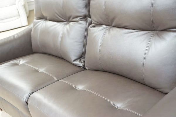 G Plan Riley capri chocolate leather manual reclining 3 seater sofa3
