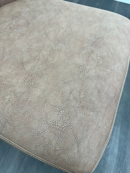 FV Loki Brown Faux Leather Cantilever Dining Chair (Choose Quantity)6