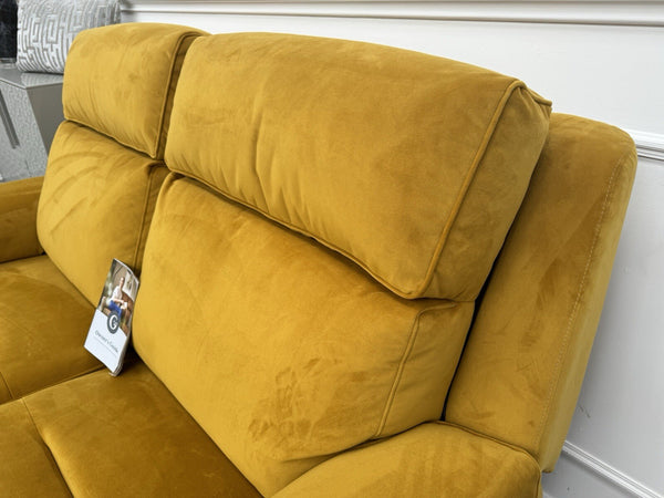 G Plan Thornbury/Harper 2+2 Seater Sofa Set Power Recliner Mustard RRP £759011
