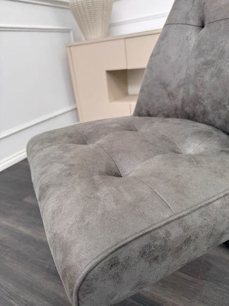Furniture Village Merlin grey fabric dining chair (Pre-sale)11