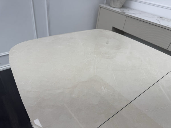 Furniture Village Mirage Small Extending Dining Table marble-effect ceramic top4