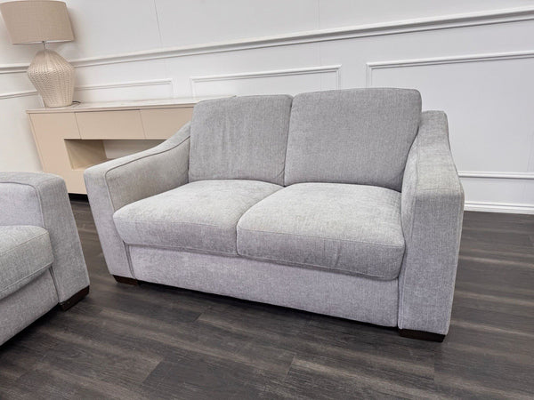 Furniture Village Optimus 3 Seater Sofabed + 2 Seater Sofa Set Grey Fabric7