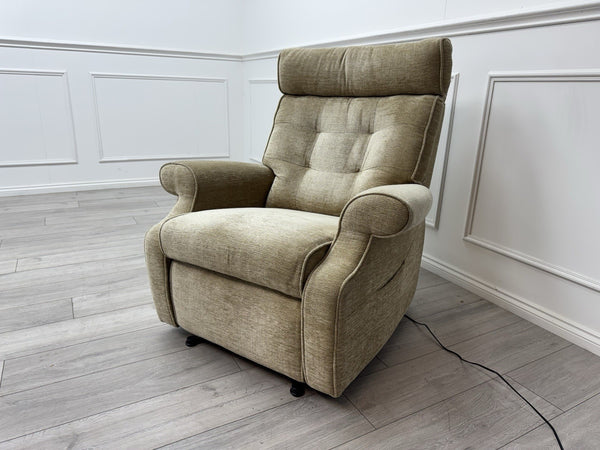 Parker Knoll Norton 150 Lift and Rise Recliner Armchair Sandy Beige Fabric20