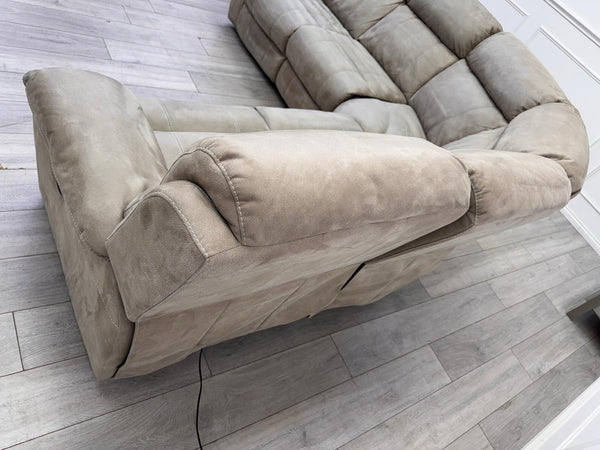 Furniture Village Moreno Power Reclining Corner Sofa In Beige Fabric10