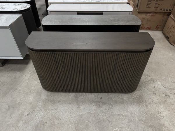 Furniture Village JAI Large 4 Door 1 Drawer Sideboard - Walnut Wood6