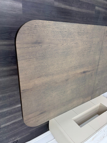 Furniture Village Jai Large Extending Dining Table Walnut Wood Top4