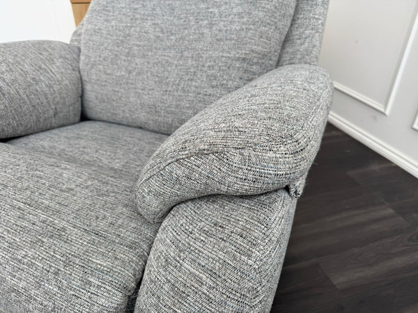 G Plan Kingsbury Power Recliner Armchair Light Grey Fabric RRP £242511
