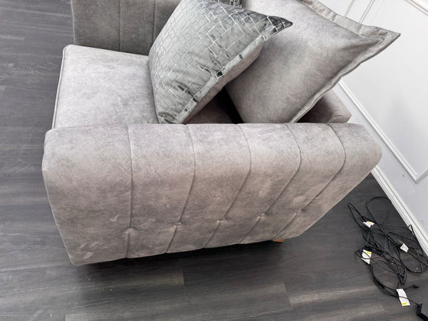 DFS Cherished Armchair Grey Fabric (Fast Delivery)15