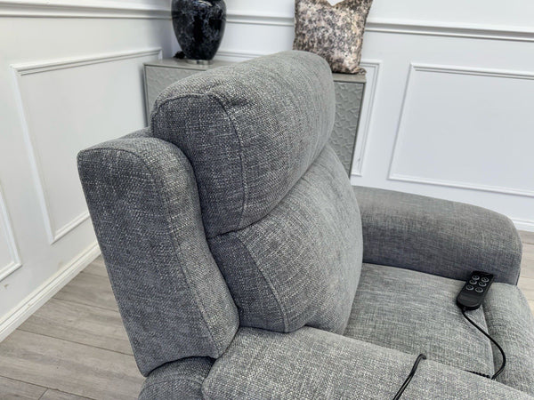 Furniture Village Kirk Lift and Rise Recliner Armchair Grey Fabric11