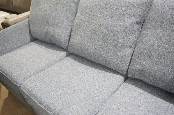 G Plan Vintage 68 tweed denim fabric Static 3 seater + Power Recliner Sofa Set3