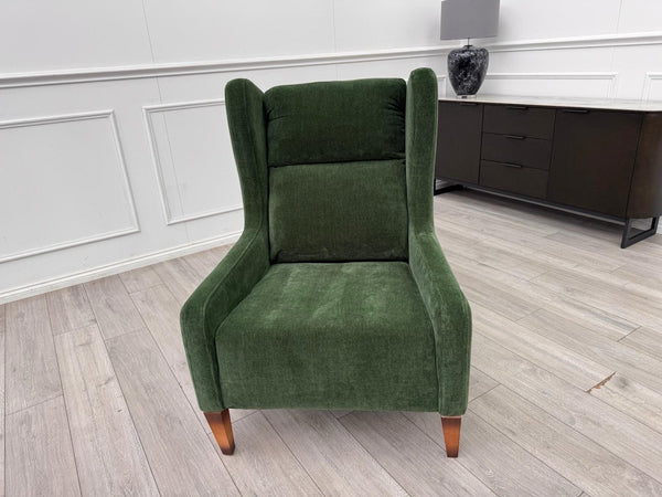 Furniture Village Boutique Palace Accent Olive Green Fabric1