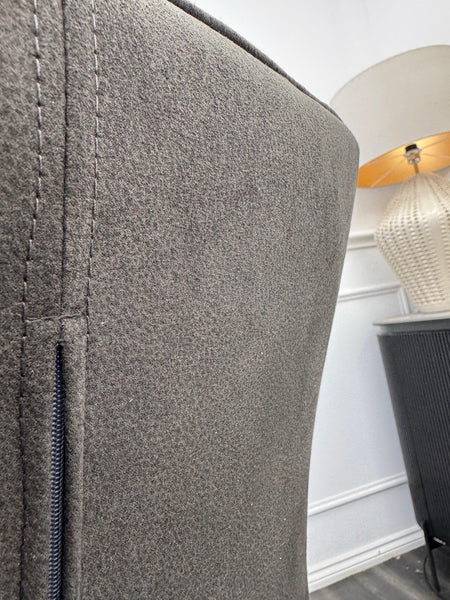 Furniture Village Fusion Grey Fabric Cantilever Dining Chair (Pre-sale)11