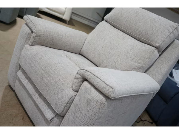 G Plan Ellis coral multi fabric armchair power recliner headrest + lumbar 3